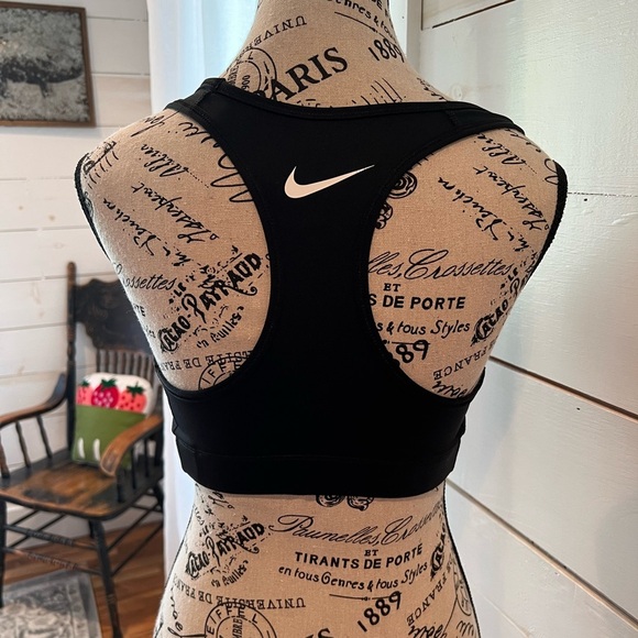 Nike Dri-Fit Atlanta Falcons Black Sports Bra with Logo, size medium, EUC - Picture 3 of 7